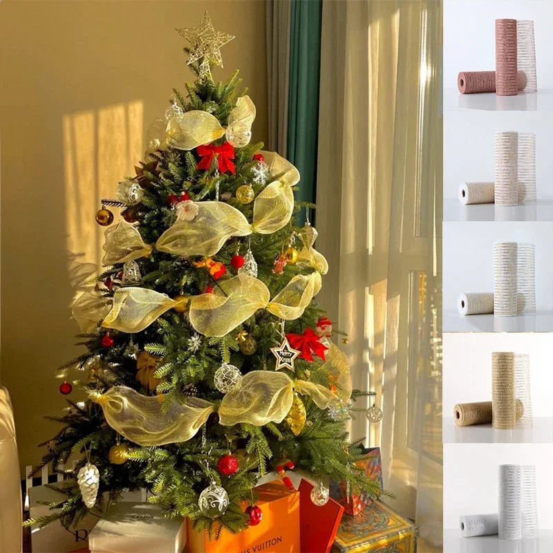 

Декоративная лента для рождественской елки, 9 м