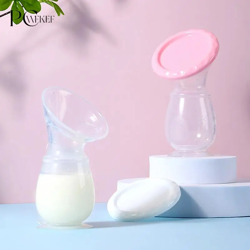 

Breast Pump Baby Feeding Manual Breast Pump Partner Breast Collector Automatic Correction Breast Milk Silicone Pumps PP BPA Free