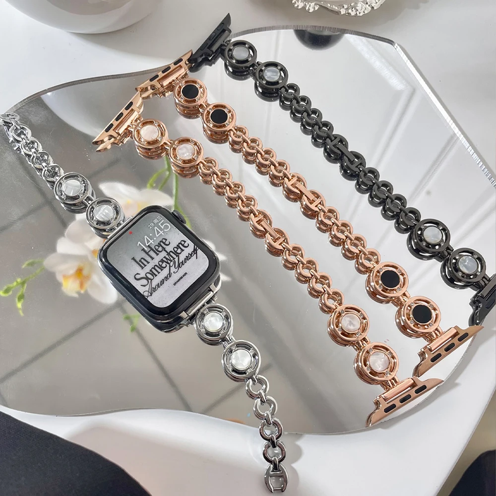 Infinity Bracelet Apple Watch Band - Rose Gold - The Salty Fox