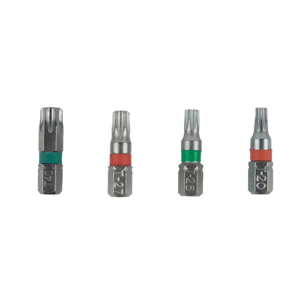 4-teiliges 25 mm T6-T40 magnetisches Torx-Schraubendreher-Bit-Set, Elektroschrauberkopf T6, T8, T9, T10, T15, T20, T25, T27, T30, T35, T40 – Detail 6