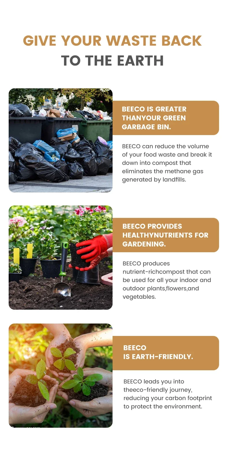 ODM supported Smart Waste Kitchen Composter for Nutrient fertilizer Turn Food Waste to Compost garbage disposals 21 ODM supported Smart Waste Kitchen Composter for Nutrient fertilizer Turn Food Waste to Compost garbage disposals 14