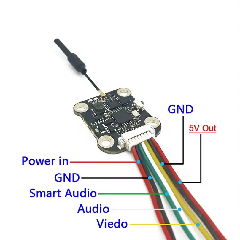 Émetteur Vidéo 5.8G 1W 48CH VTX 1000mW IPEX4 pour FPV Drone