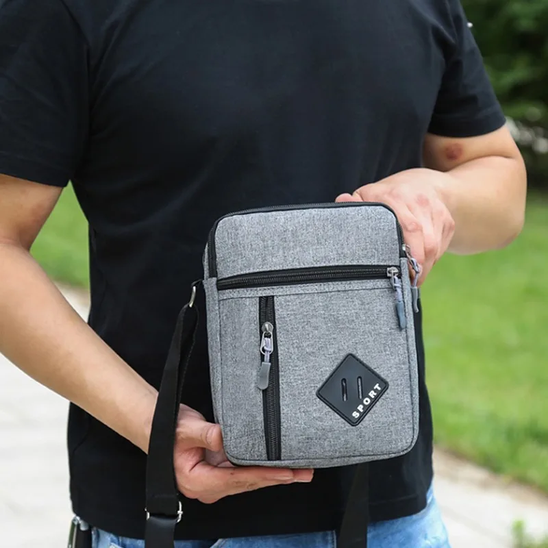 Men's Shoulder Bag Crossbody Small Sling Work Business Waterproof Oxford mens messenger bag mens shoulder bag