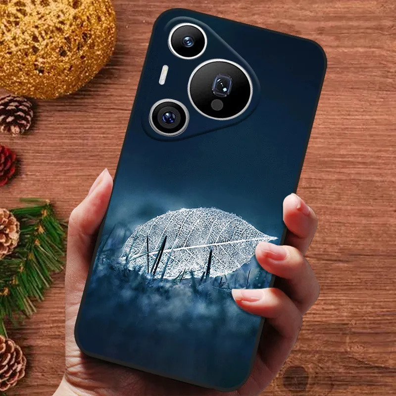 Festive Holiday Painted Silicone Phone Case - Soft and Stylish Cover