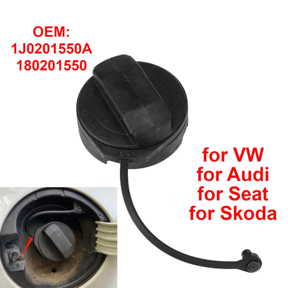 thumbnail image 2 of Esirsun Tank Cover Cable Sling Gas Oil Tank Cap Cable Rope For Audi A1 A3 A4 A5 2 of 13