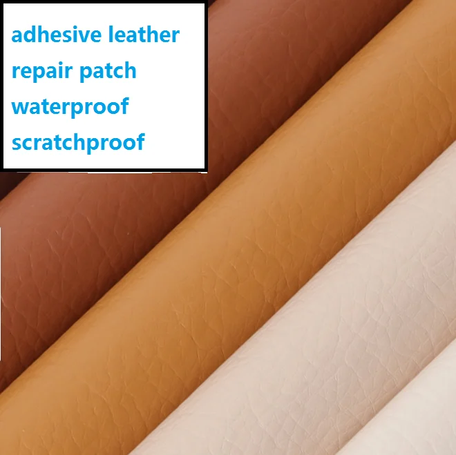 30x25cm DIY Self adhesive leather repair patch strong stick on sofa fix Pu applique 1pc