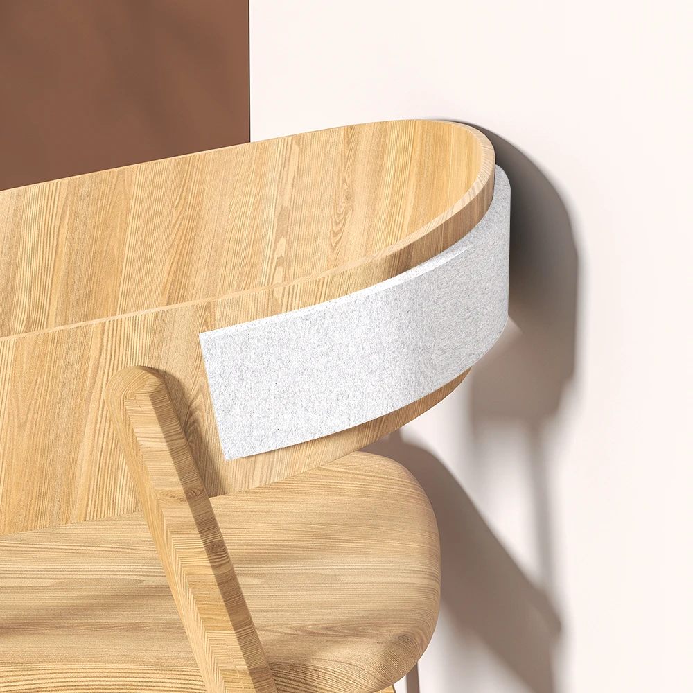 Self-Adhesive Felt Pads Tape for Furniture Floor Protection and Noise Reduction