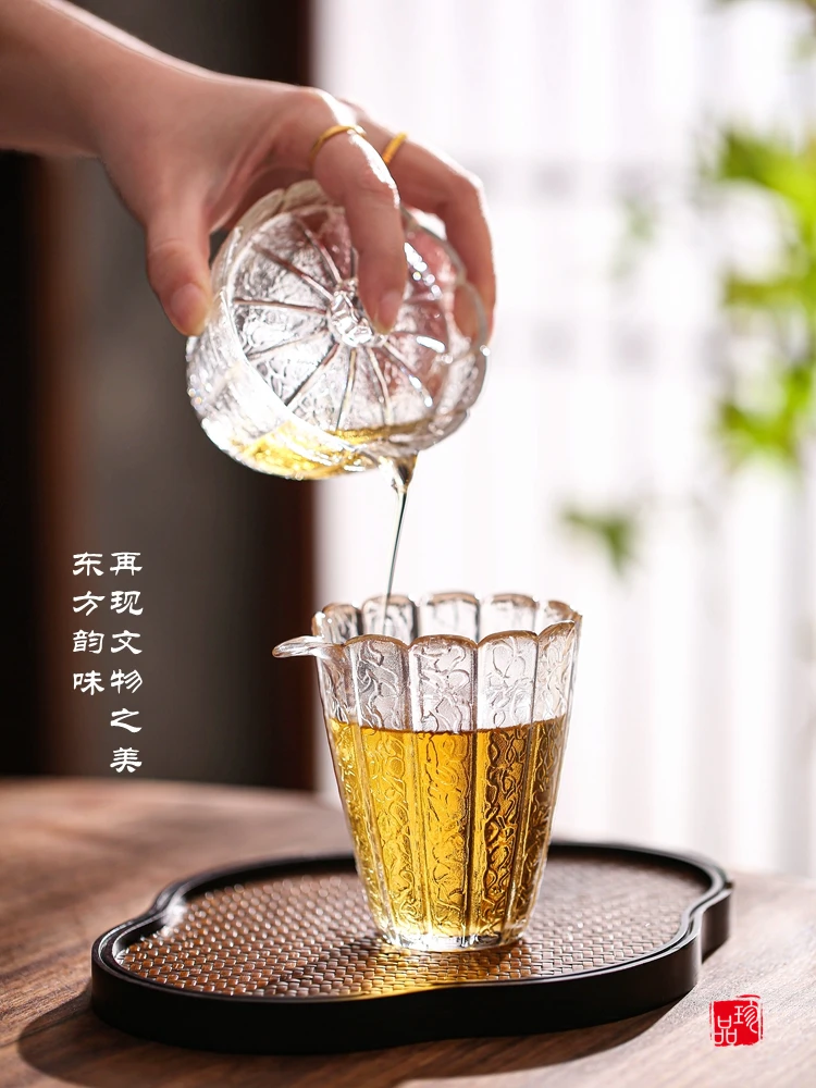 Kürbisglas Gaiwan, überzogene Teetasse, große Teeschale, traditionelles chinesisches Kung-Fu-Teeset – Detail 3