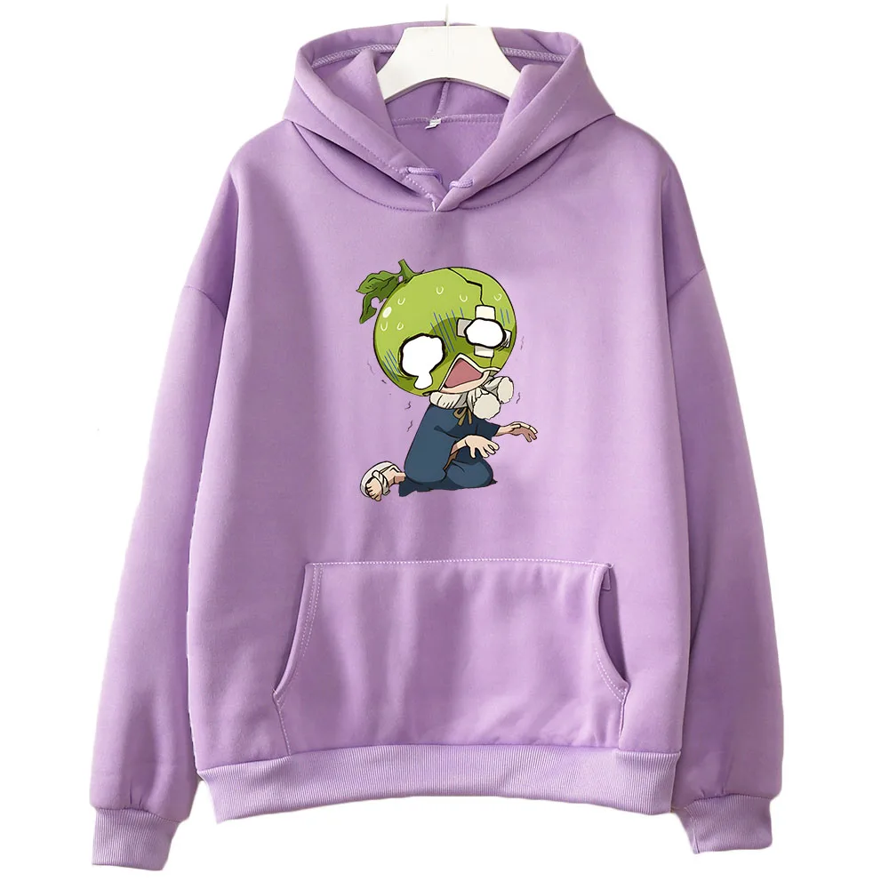 

Dr.stone Suika Hoodie Kawaii Cartoon Graphic Pullovers Autumn Loose Sweatshirt Women/men Comfortable Clothes Slight Strech Hoody