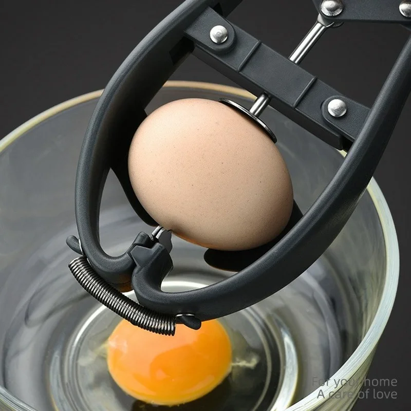 304 Stainless Steel Egg Opener Egg Opener Shelling Kitchen Tool Yolk White Separator Household Kitchen Essentials egg shell opener egg opener