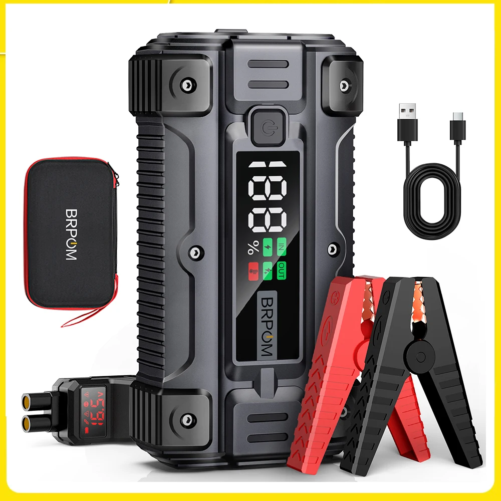Auto Car Jump Starter Portable Power Bank Car Jump Starter Battery For Emergency Booster Starting Device