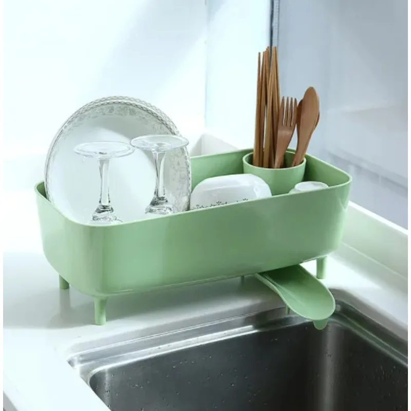 

Kitchen Storage Holder Drainer Bowl Tableware Plate Portable Drying Rack Home Shelf Dinnerware Organizer Accessories Dish Rack
