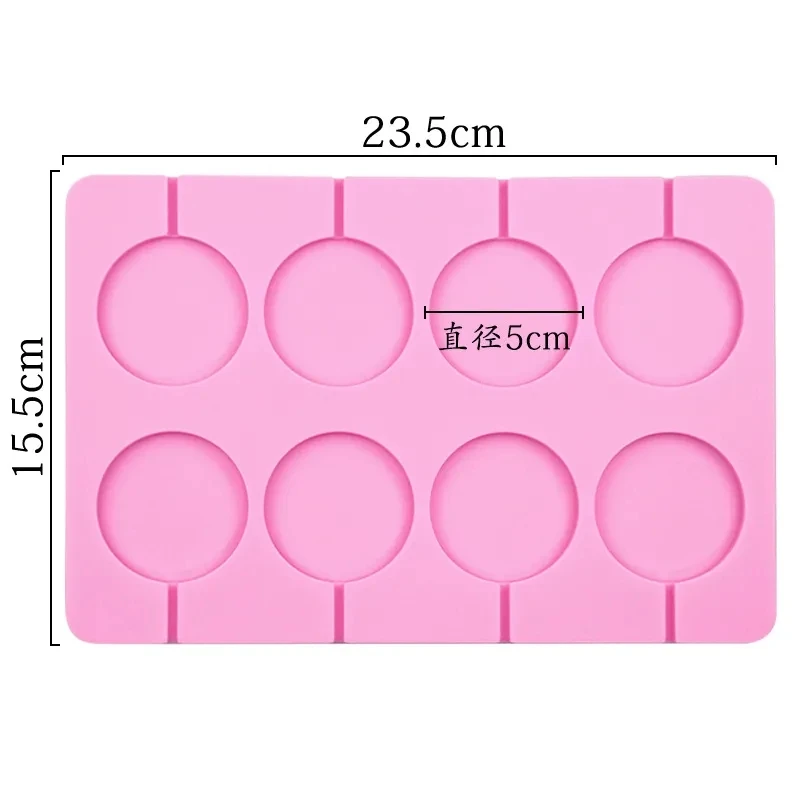 Buy Wholesale China Cute Flower Round Silicone Lollipop Molds