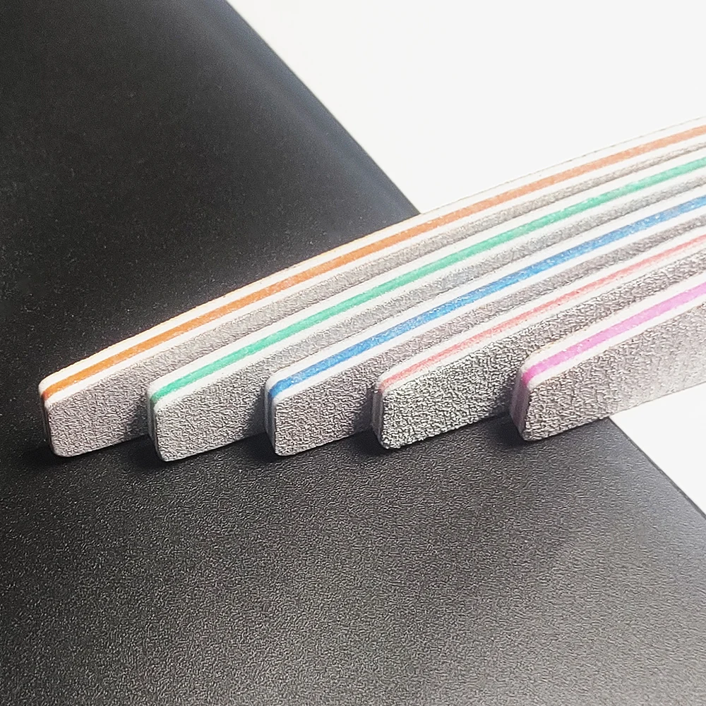 25pcs Half Moon Double-Sided Nail Files