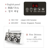 Ultrasonic Dishwasher 110V/220V Automatic Household Portable Small Free-Standing Installation-Free Kitchen Sink English Version 2