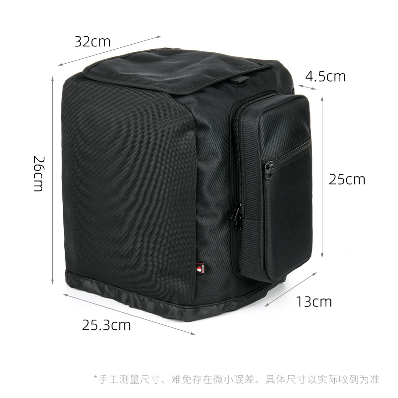 Custodia per Altoparlante con Tasca Laterale per Microfono, Borsa da Trasporto Antiurto per Accessori, Compatibile con Partybox Encore Essential - immagine 5