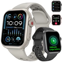 Watch Ultra K62 Men Women 1000mAh AMOLED 100+Sport Bluetooth Call Heart Rate GPS Tracking Waterproof Smart Watch For iOS Android