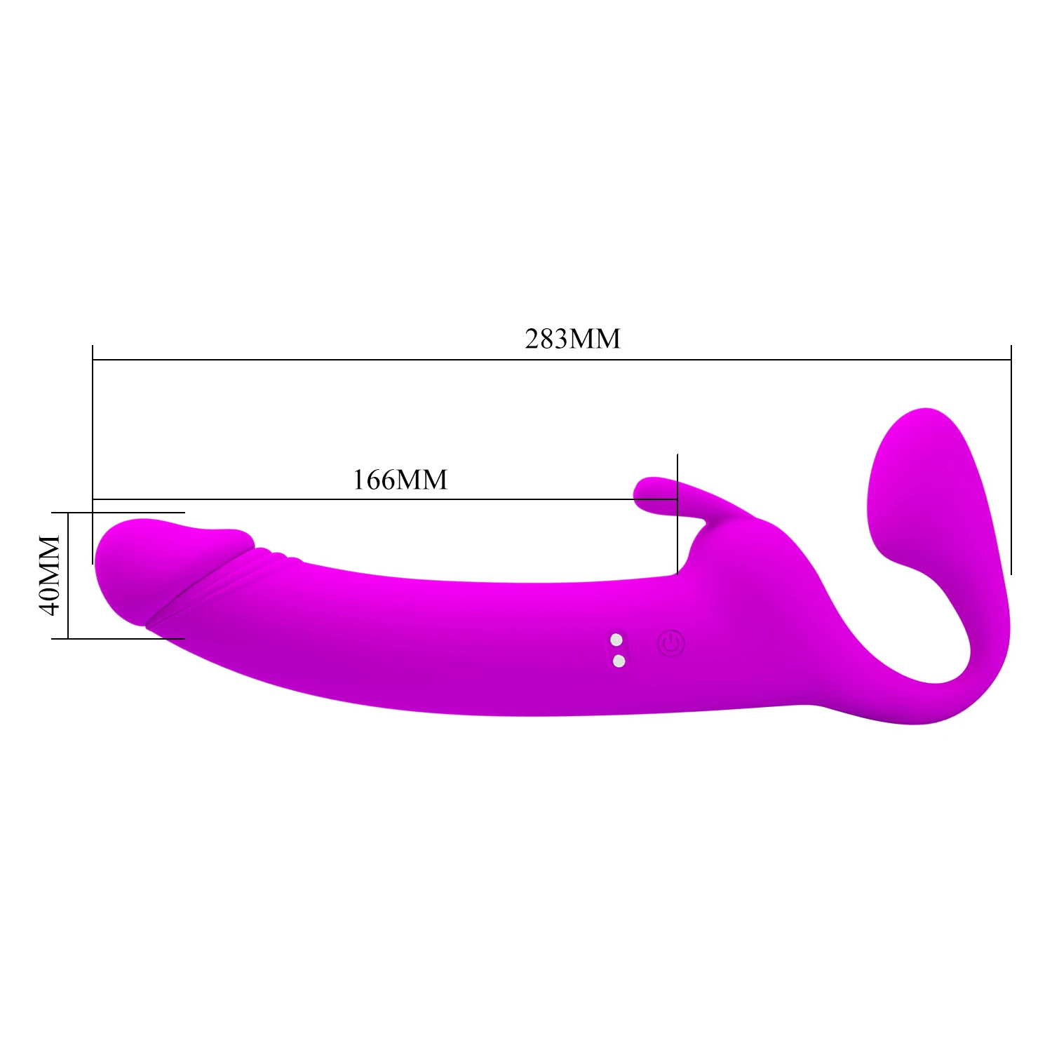 10 speed Strap on vibrator thumping function Lesbian dildos vibrator for women double penetration Pretty Love