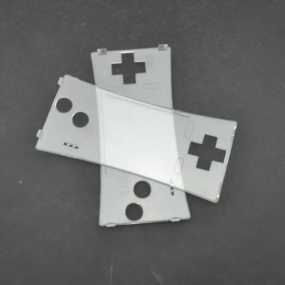 Cover Per Piastra Frontale Con Guscio Anteriore Di Riparazione Trasparente Per Game-Boy Micro Per Pannello Frontale Gbm