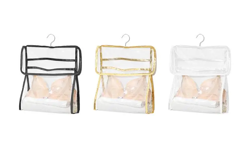 

Professional Clear Toiletry Bag Waterproof Universal Folding Makeup Storage Bag With Hook Durable Transparent Cosmetic Bag