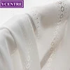 YCENTRE White Hollow Out Sheer Curtain For Living Room Bedroom Voile Tulle Window Blinds Drape Rideaux Chambre Custom Made 1