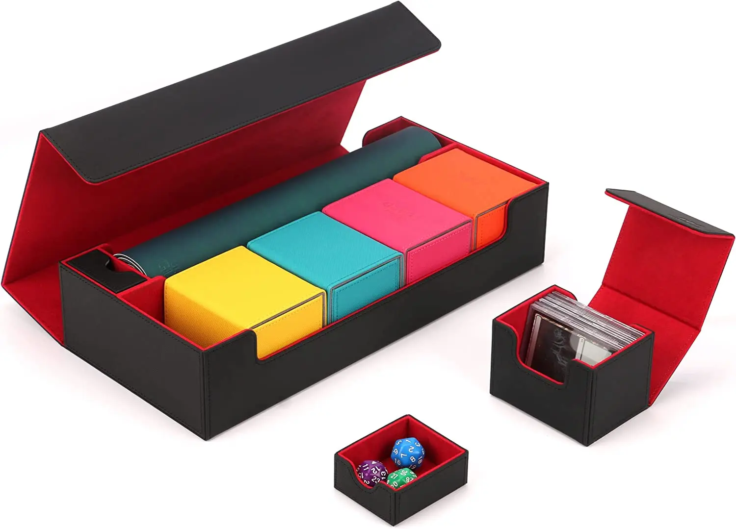 Scatola Portaoggetti Per Mazzo Di Carte Scatola Per Carte Collezionabili Durevole E Robusta Per Il Trasporto Di Carte Mtg Commander Custodia Per Organ