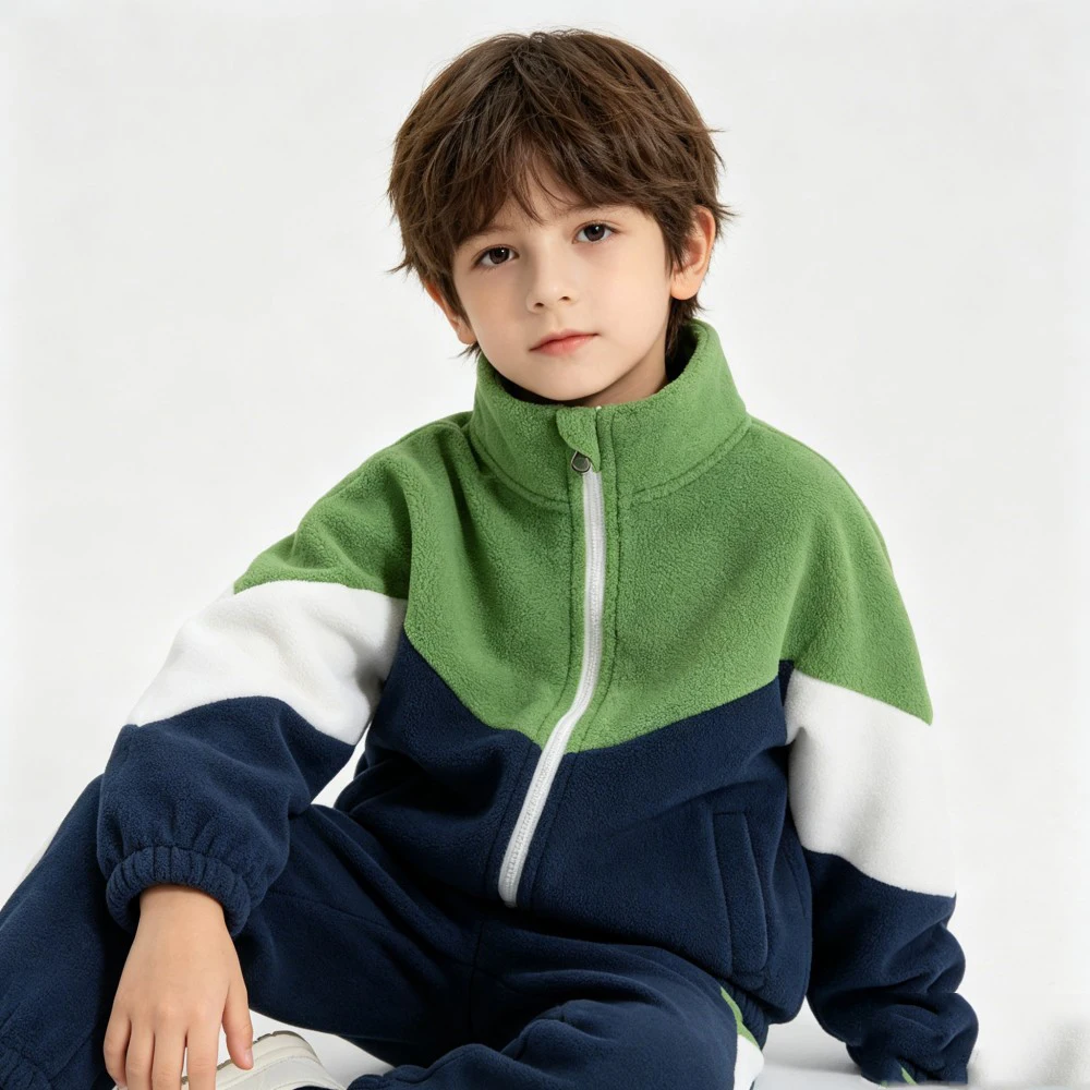 Boys Jackets for Kids 1 to 2 3 4 5 6 7 Years Winter Toddler Boy Polar Fleece Thicke Warm Outerwear Zipper Coats Children Clothes - 5