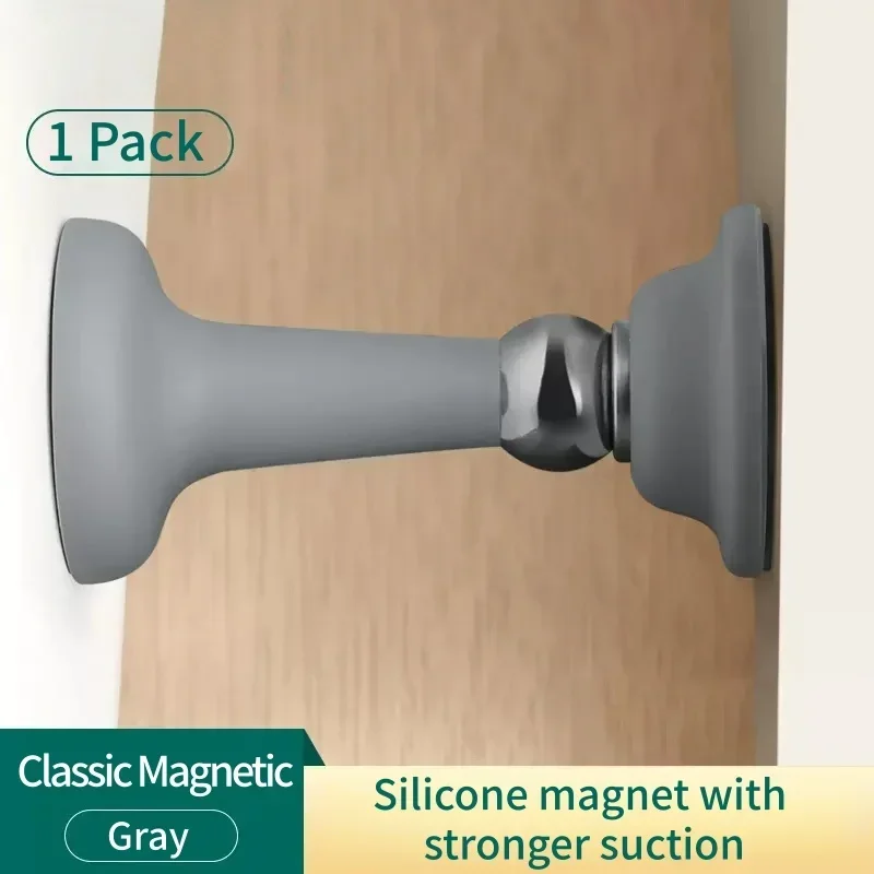 Silicone Floor Door Stopper with Strong Suction and Anti-Collision Design
