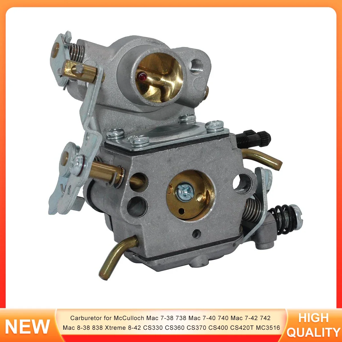 

Carburetor for McCulloch Mac 7-38 738 Mac 7-40 740 Mac 7-42 742 Mac 8-38 838 Xtreme 8-42 CS330 CS360 CS370 CS400 CS420T MC3516