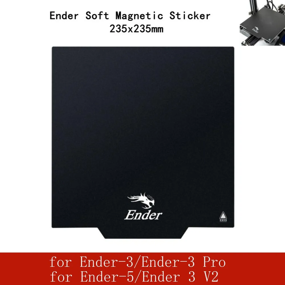 Creality 235X235Mm Flessibile Magnetico Build Surface Plate Pad Sticker Ender-3/Ender-3 Pro/Ender-5/Ender 3 V2 Parti Riscaldate Hot Bed