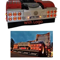 Rear Bumper Lamp LED Light Taillight for Tamiya 1/14 RC Truck Scania 770s 56323 56368 Tractor Trailer LESU Parts 1
