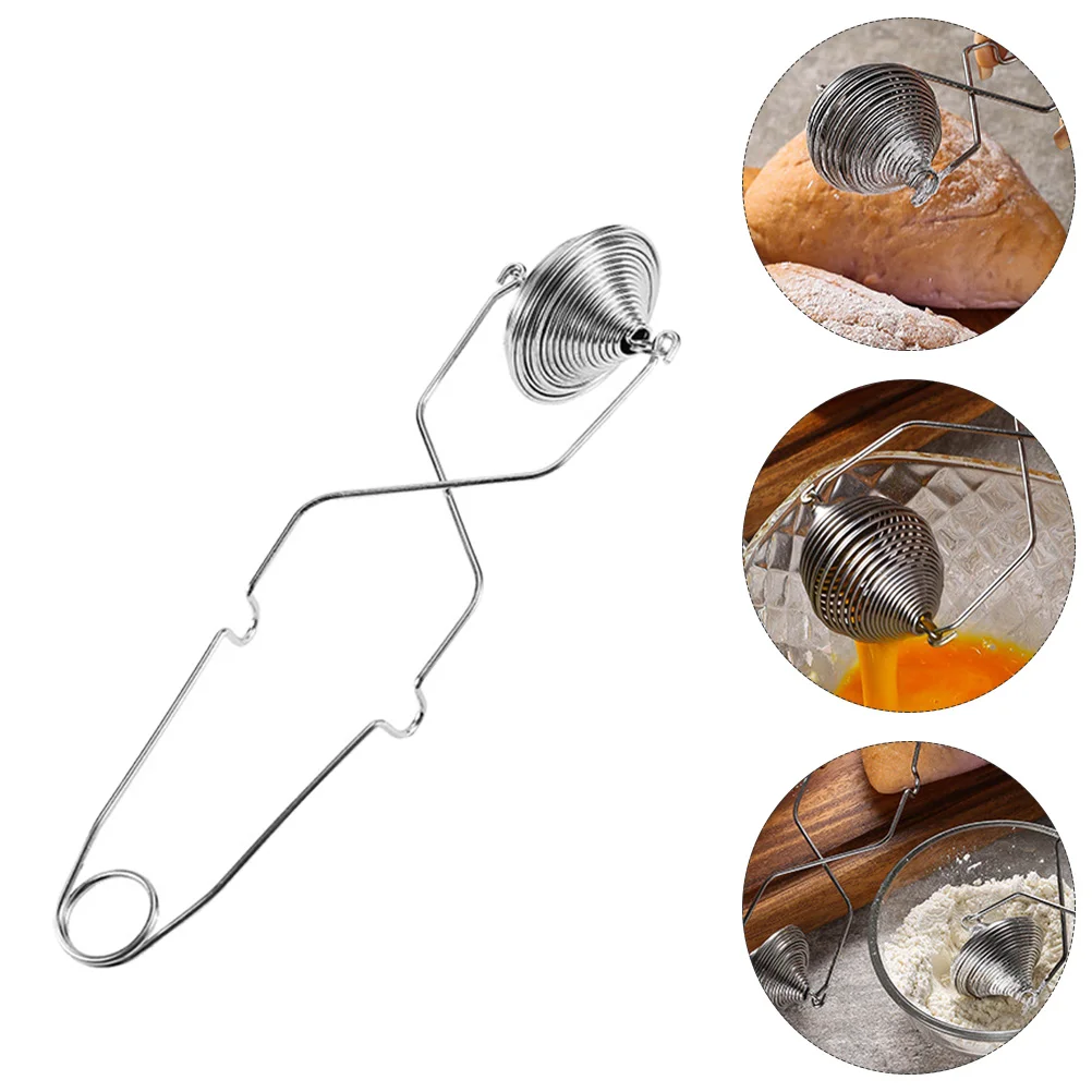 

Flour Duster for Spring Handle Stainless Steel Sugar Shaker Duster Pick and Flour Sifter Dusting Wand for Sugar Flour and Spices