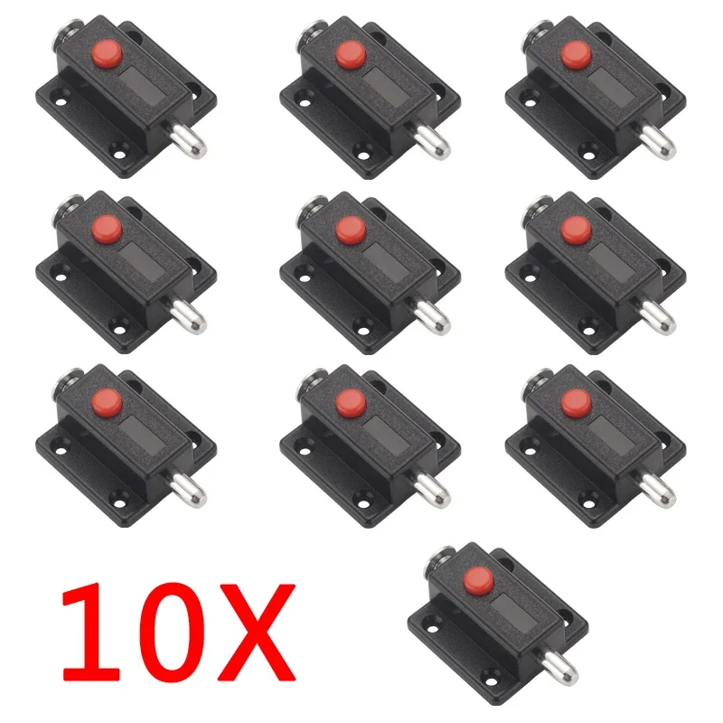 10 Pieces Door Bolts Latch Lock door latch For Doors Window Cabinet Box Cupboard Slide Locker Home Safety Bolt DIY Furniture Hardware