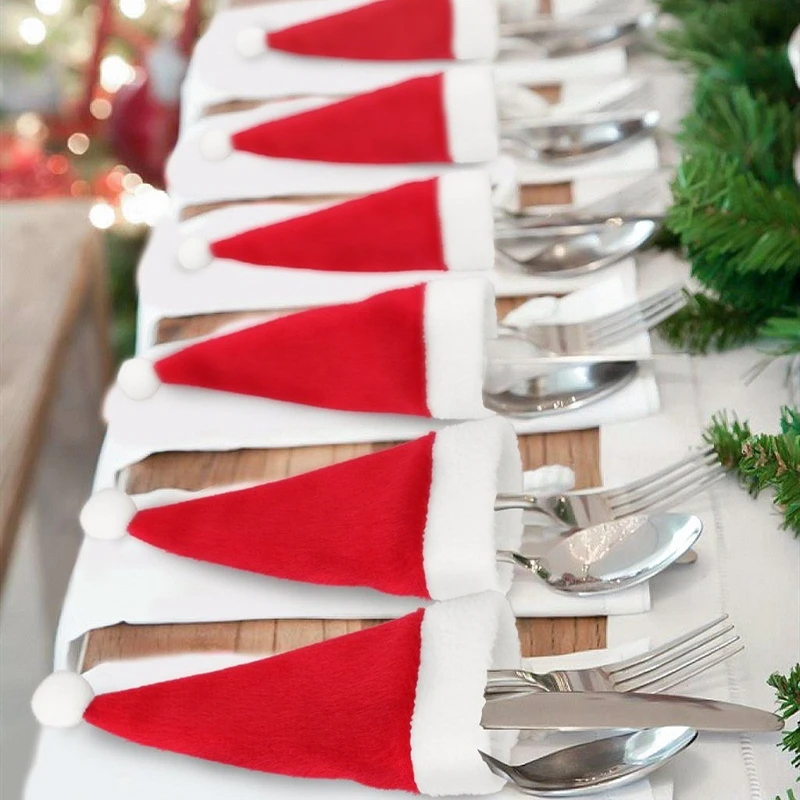 Tableware Holder 10PC Christmas Decorations