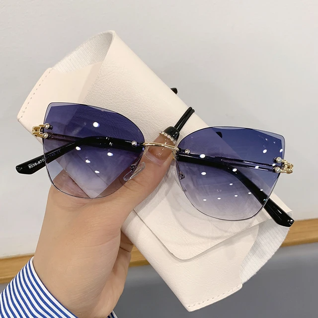 KAMMPT Luxury Fashion Glasses Women 2021 Oversize Vintage