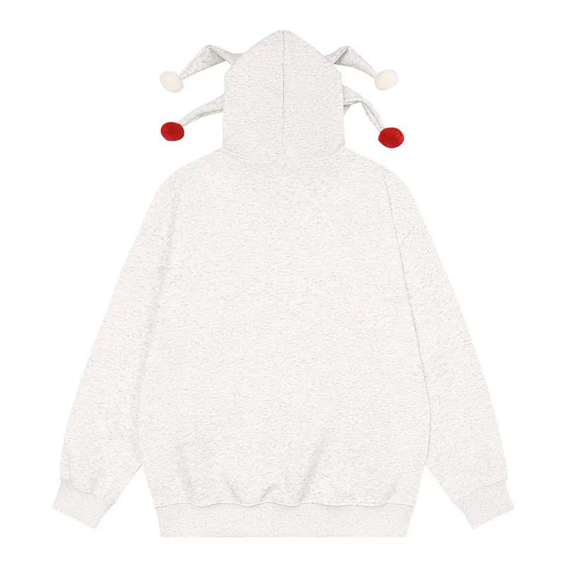 Trendy Clothes For Women American Funny Clown Print Design Hoodie Men And Women Fashion Brand Loose Lovers Hoodie