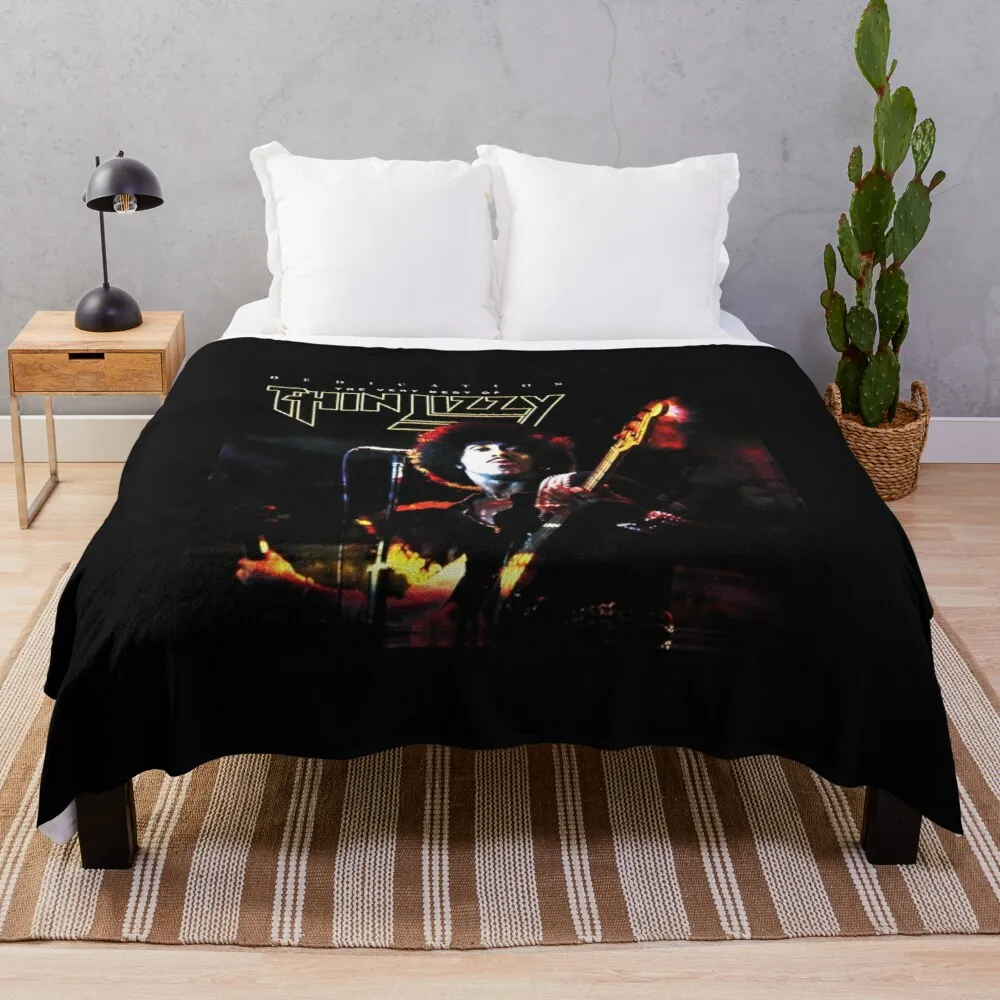 

Best Seller - Thin Lizzy Merchandise Essential Throw Blanket Soft Bed Blankets Vintage Blanket