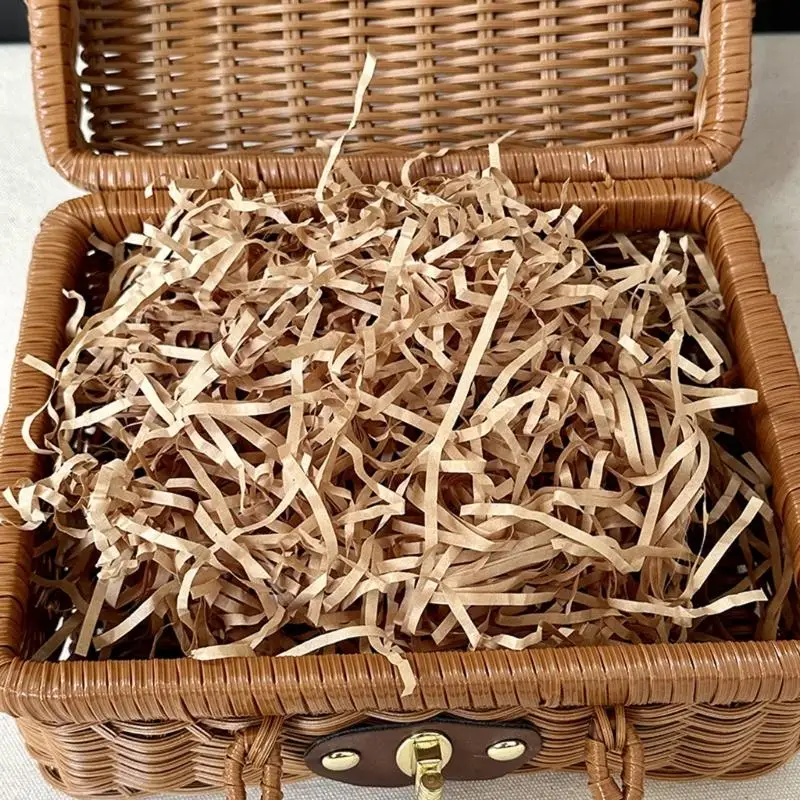 Imitation Rattan Storage Box Decorative Suitcase with Handle for Everyday Use Gifts Handcase 26X17X11cm 30x20x13cm 35x24x12cm 4