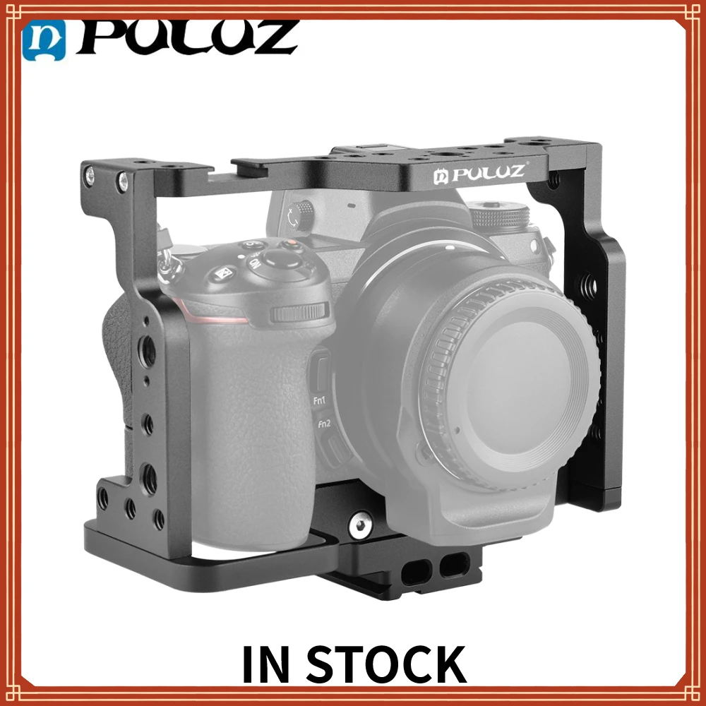 

Клетка для видеокамеры PULUZ из алюминиевого сплава для камеры Nikon Z6 / Z7