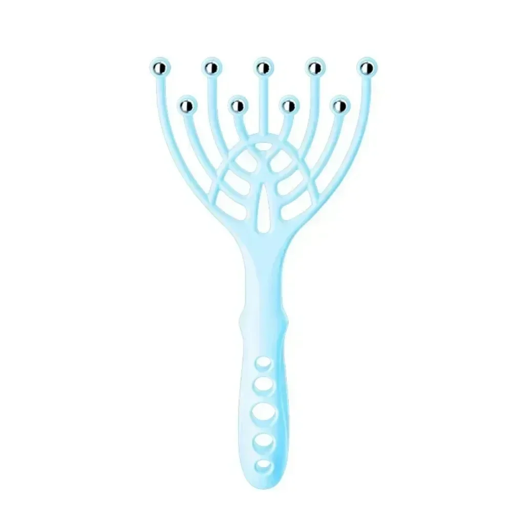Massger Comb Plastic Hair 9 Claws Head Relaxation Comb Scalp Massage Brush Health Care Stress Relief Aid Tool Skin Care Tools