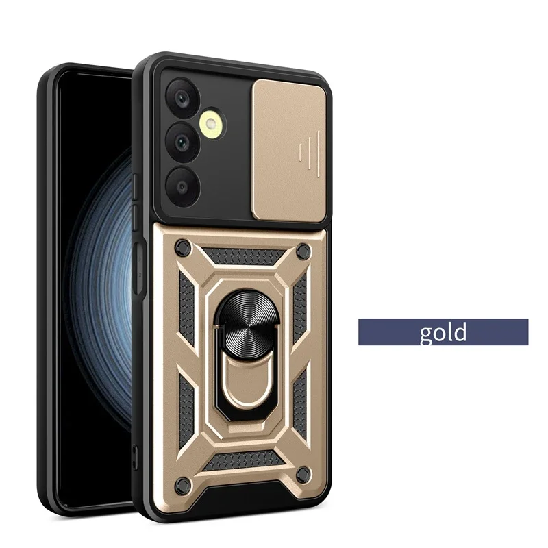 Rugged Military-Grade Armor Case with Lens Protection & Stand Holder