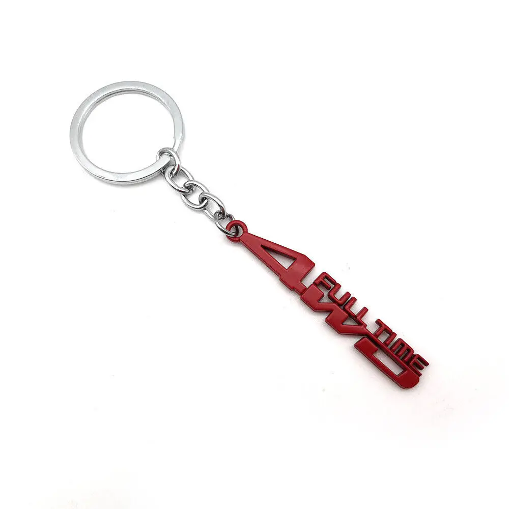 

Universal Red 4WD Full Time KeyChain Key Ring Keyfob for All 4 Wheel Drive