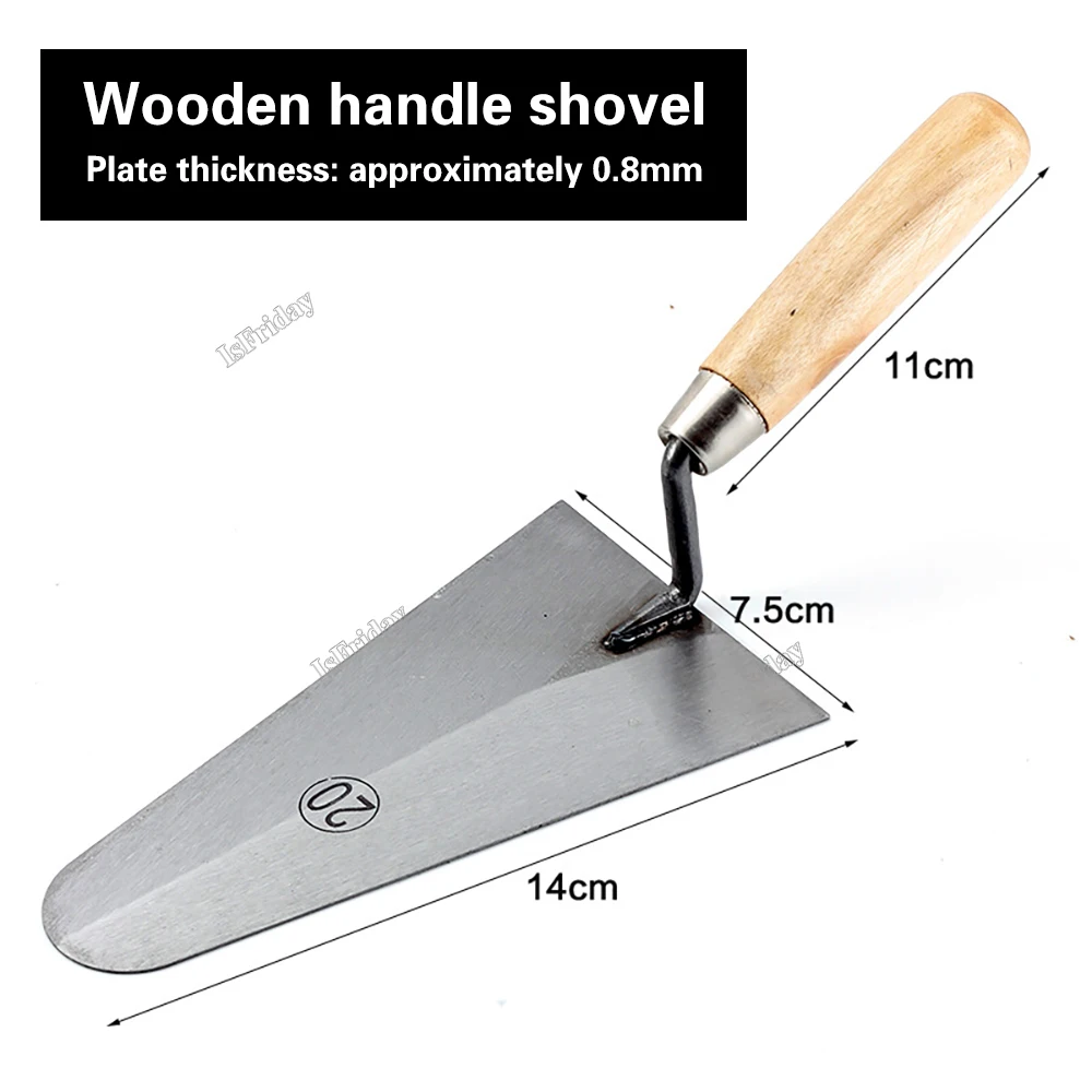 Cement Float Margin Trowel Bucket Stainless Steel Concrete Finishing Trowel Spatula Construction Tools Wall Plastering Hand Tool 6