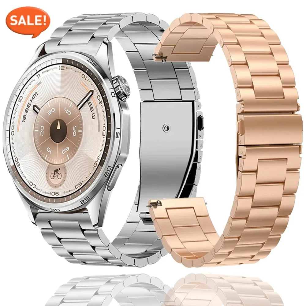 Premium Metal Strap - Stainless Steel Band for Smartwatches (22/20/18mm)