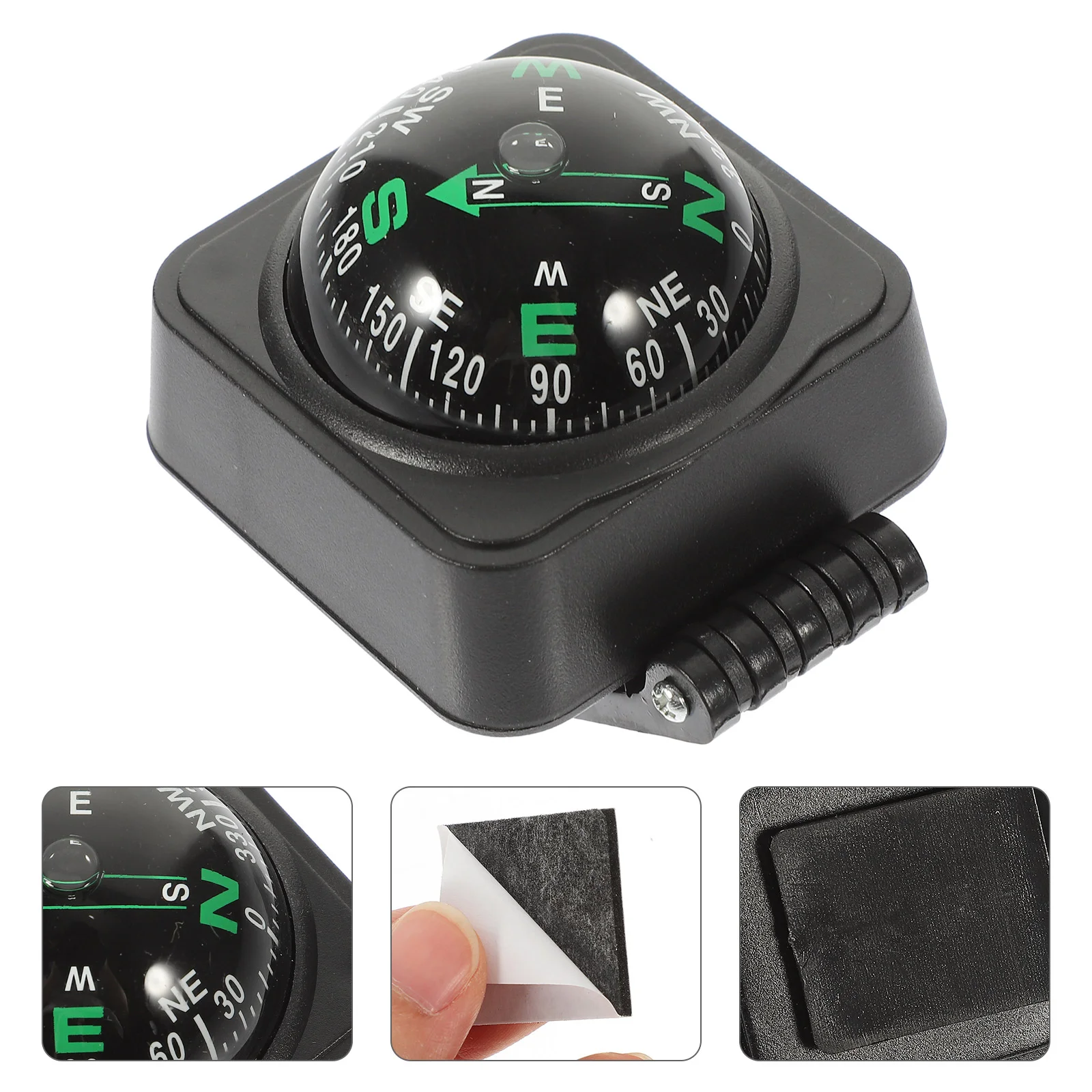 Car Compass Ball Automotive Compass Dashboard Compass Decor for Car Boat Truck