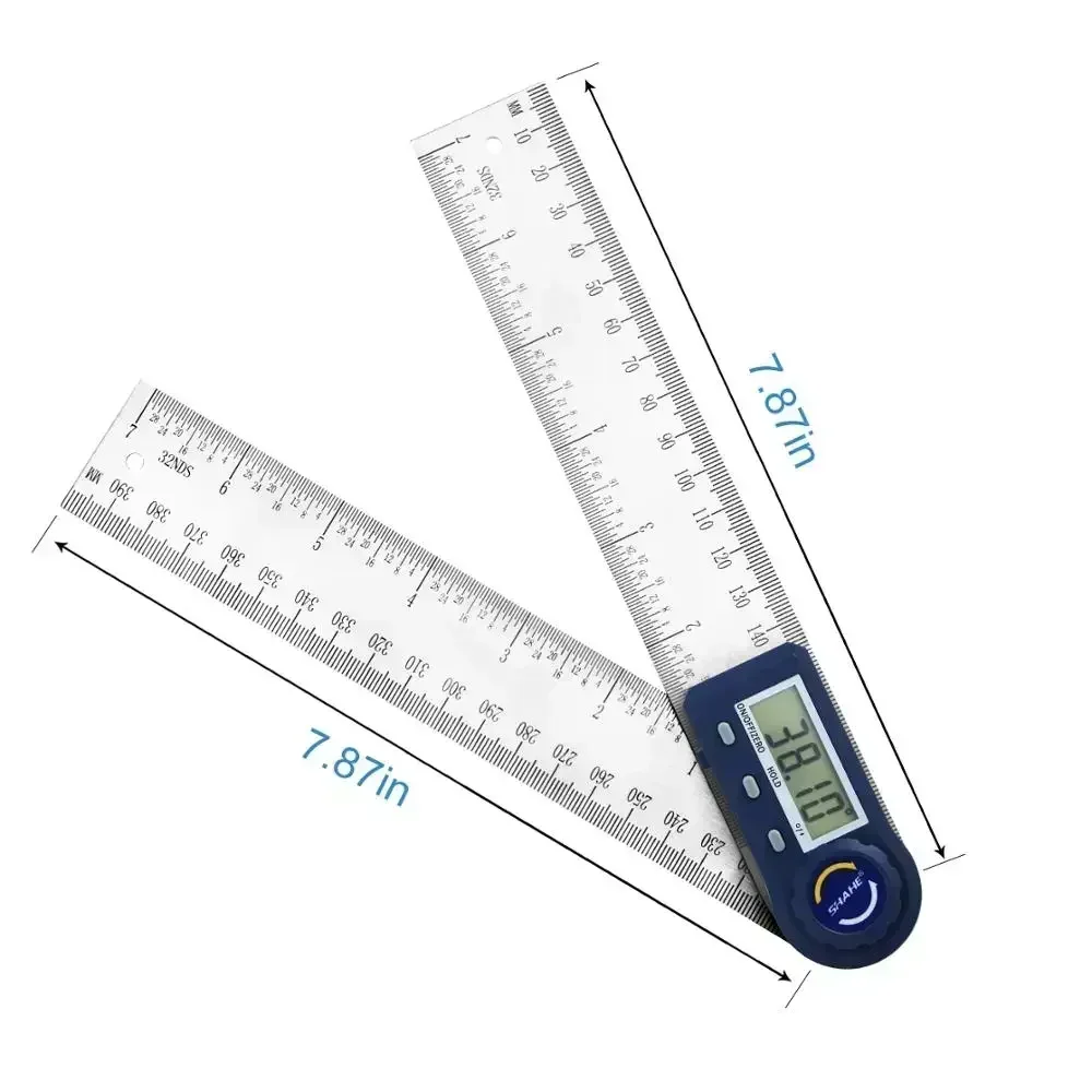 Digital Angle Finder Protractor Angle Finder Ruler with 7inch/200mm Angle Measuring Tool Goniometer for Woodworking digital angle protractor,angle measuring tool,woodworking measuring tool