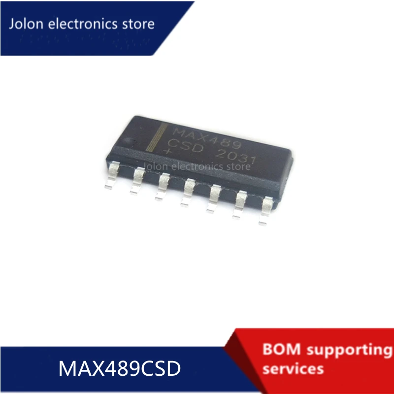 

New original MAX489CSD MAX489 SOP14 RS-422 RS-485 interface IC chip