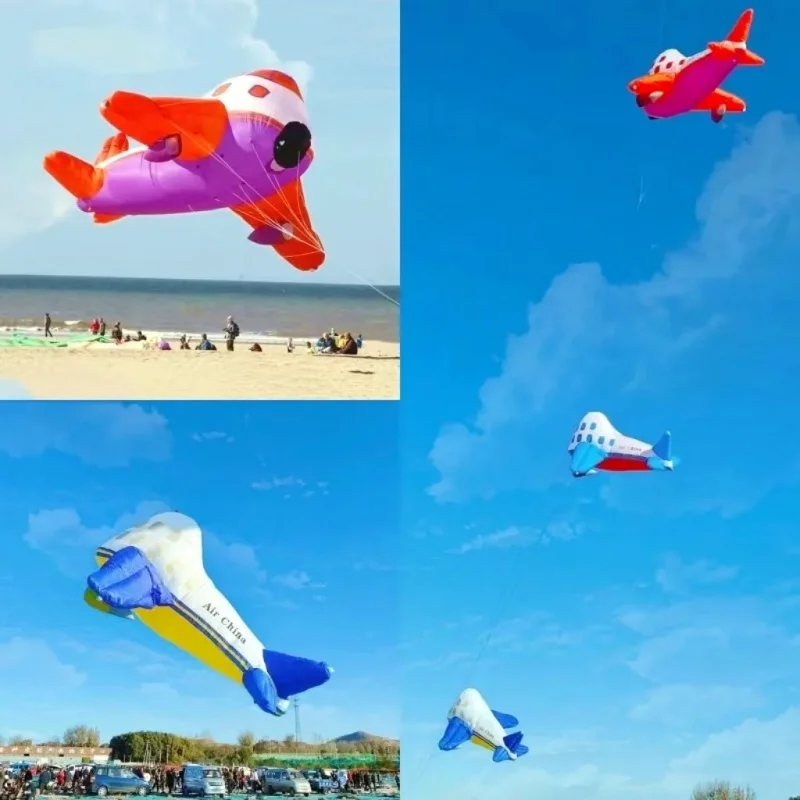 

free shipping 6m Plane kites new kites inflatable toys professional line kites reel octopus soft 3d giant kite inflatable toys