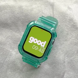 Enhanced Summer Sport Candy Band + Case for Women - Elegant Bracelet Strap for Apple Watch (Green)