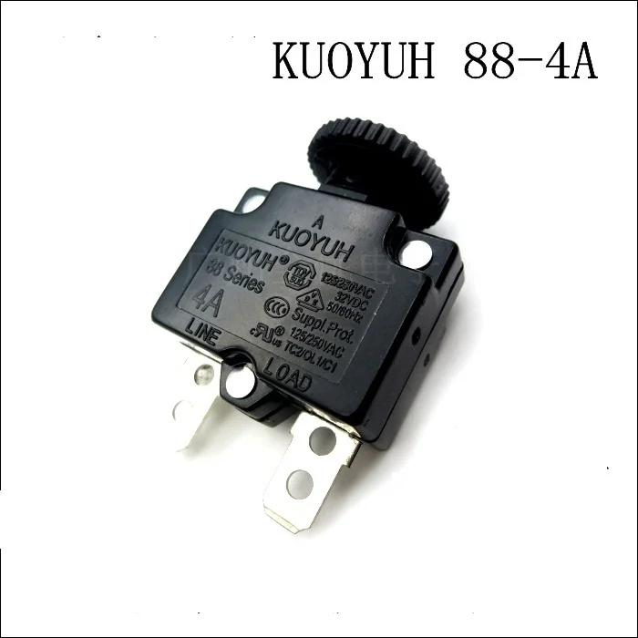 

88 Series 4A Circuit Breakers Taiwan KUOYUH Overcurrent Protector Overload Switch